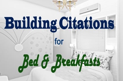 Building citations for bed and breakfasts