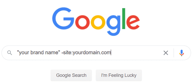 Google brand search